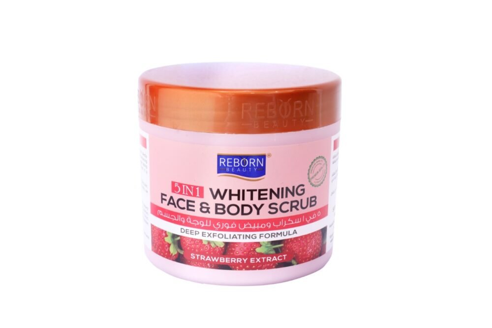 5 in1 Whitening Scrub-Strawberry-500ml